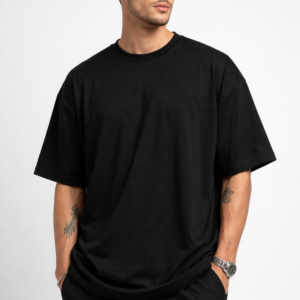 Men’s Premium Oversized Black T-Shirt