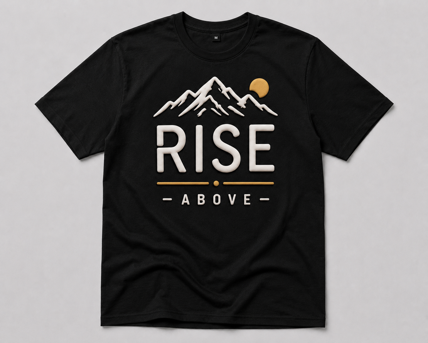 Graphic Black Print T-shirt - Image 5