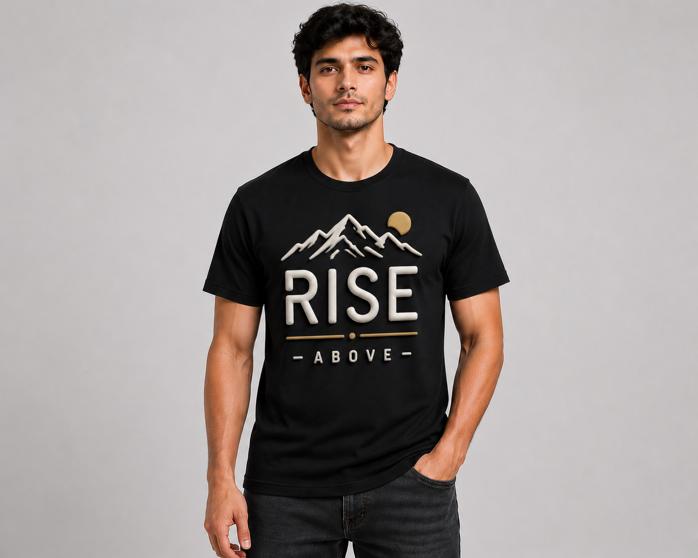 Graphic Black Print T-shirt